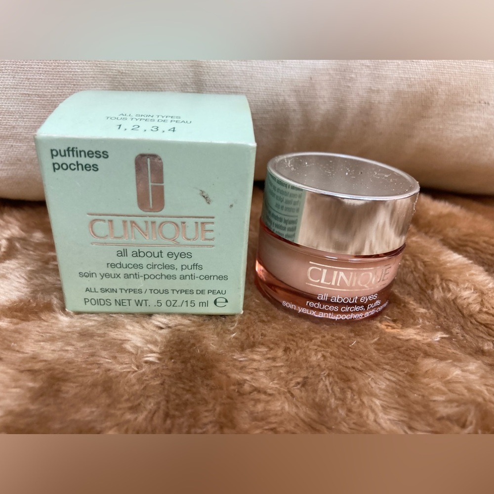 CLINIQUE ALL ABOUT EYES, EYE CREAM WITH VITAMIN C 0.5/15 ml - Picture 2 of 7